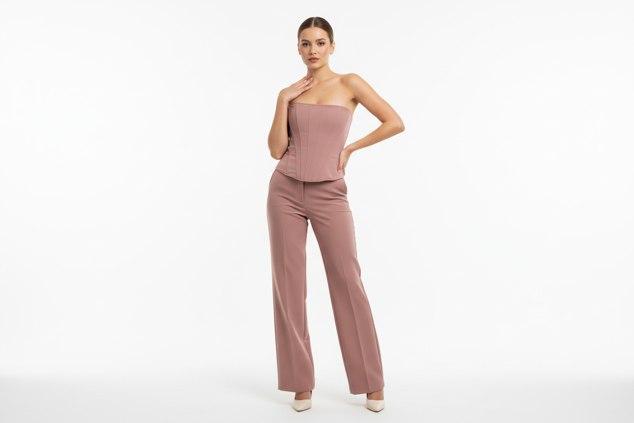 a longer corset strapless